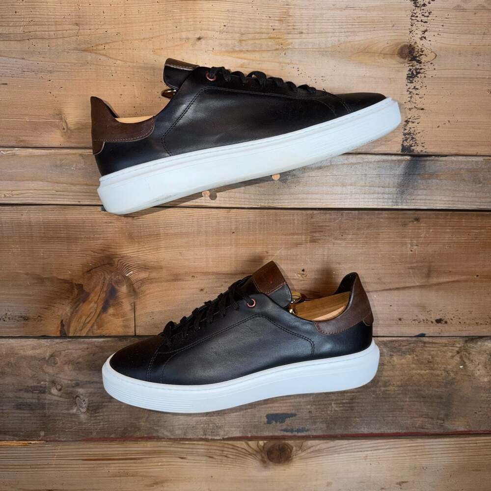 Good Man Brand Legend London Black Leather Dark Vachetta Sneakers Men's Size 10